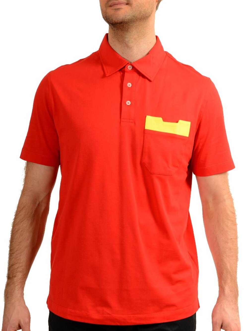 Scuderia Ferrari Men's Red Short Sleeve Polo Shirt US S IT 48